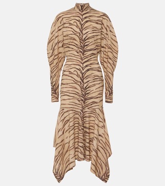 Jersey midi dress