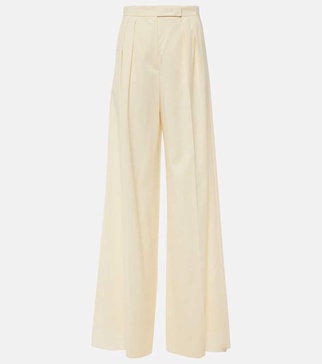 Piombo virgin wool wide-leg pants