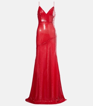 Sequined gown