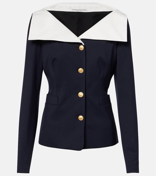 Wool-blend jacket