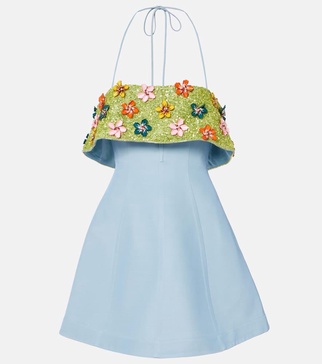 Yasmine embellished minidress