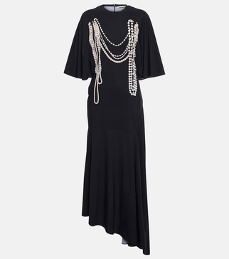 Trompe l'oeil midi dress