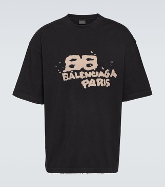 Hand-drawn Bb Icon T-shirt Medium Fit in Black