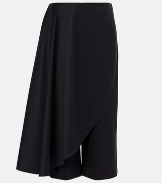 Wool skirt pants