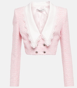 Cropped tweed jacket