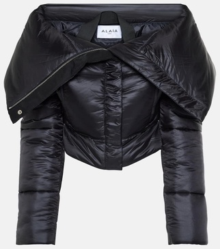 Cropped puffer jacket