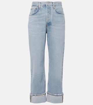 Fran mid-rise straight jeans