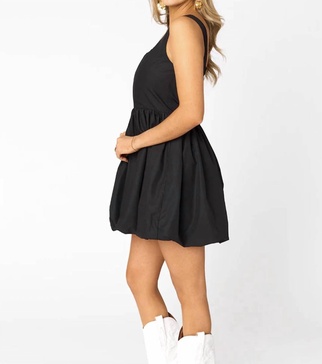 heidi mini dress in black