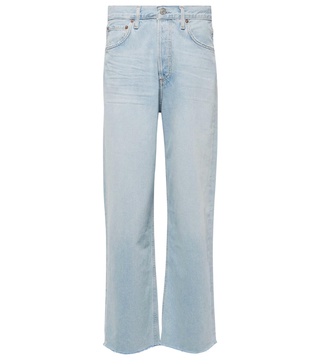 ren high-rise wide-leg jeans in smash