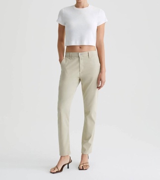 caden trouser in cream froth