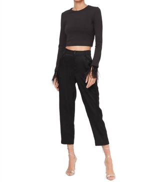 jill pant in black