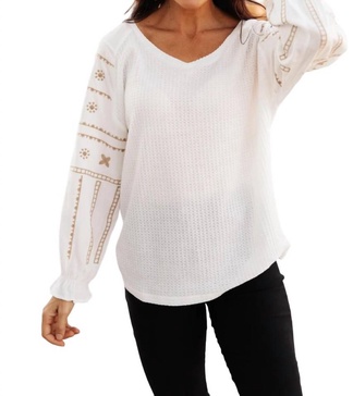 breath of fresh air top in white