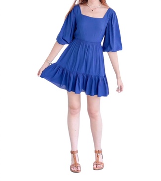 alec dress in blue