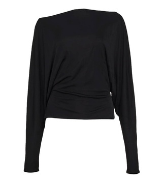 women's juno top in black