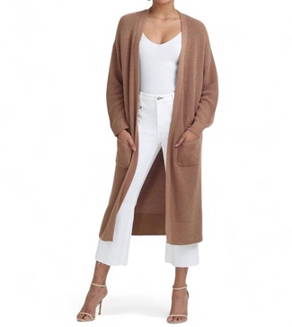 janice cardigan in cinnamon