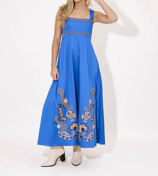 maria dress in denim