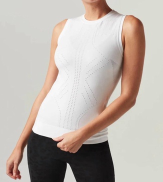 infinity top in white