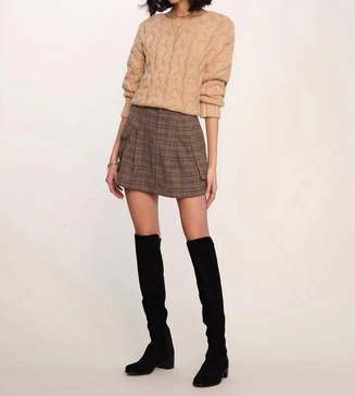 zarina skirt in mocha