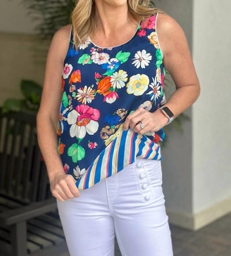 reversible cami in gardenia