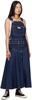 Blue Kenzo Paris Dungaree Denim Tank Top