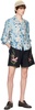 Blue Bamboo Forest Shirt