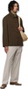 Brown Wadded Facing Jacket
