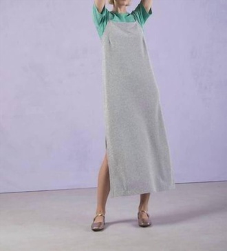 cami dress in silver