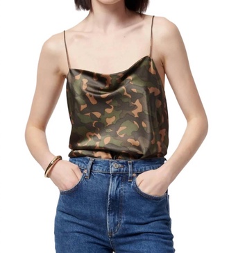 axel bodysuit in camo teddy
