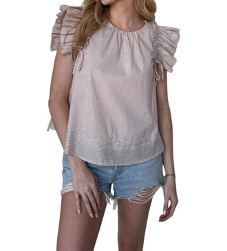 ellie top in taupe