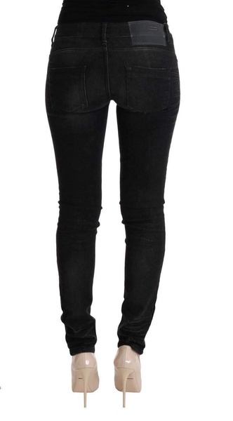 blue cotton bottoms slim fit women's jeans