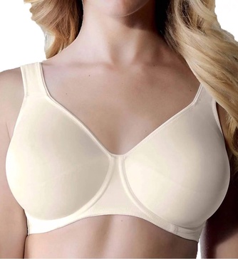 rosa faia twin seamless comfort underwire bra in champagne