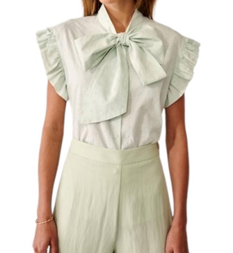 antoine blouse in lime