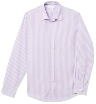 Amazon Essentials Men's Regular-Fit Long-Sleeve Casual Poplin Shirt