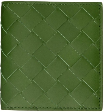 Green Slim Bifold Wallet