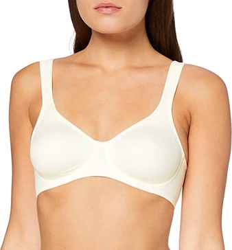 seamless underwire bra in champagne