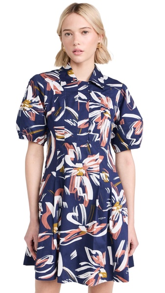 Shoshanna Women's Havanna Painterly Floral Print Dress