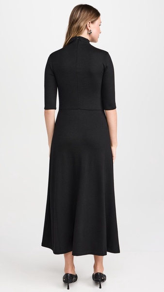 Vince Women's Elbow Sleeve Turtleneck Dress