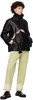 Black Cropped Continental Leather Jacket