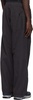 Black Microreps Boxy Lens Cargo Pants