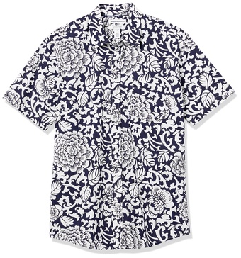 Amazon Essentials Men's Regular-Fit Short-Sleeve Poplin Shirt