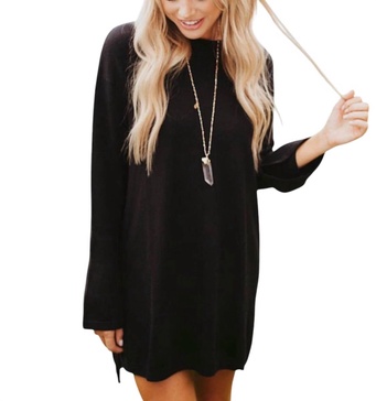 sibley sweater dress in black