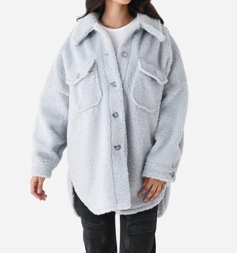 cambrie jacket in light blue