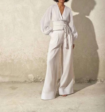 la costa top in off white