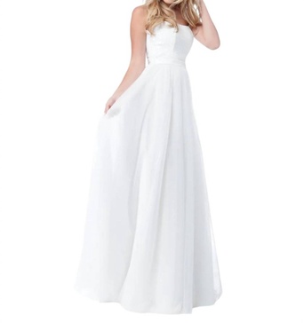 beaded jersey prom dress in ivory