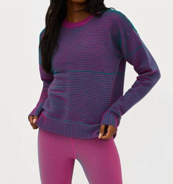 occulus sweater in sorbet two tone