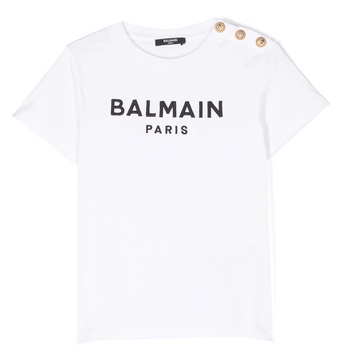 white logo t-shirt