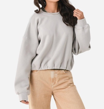 bobbi cropped sweatshirt in ancient