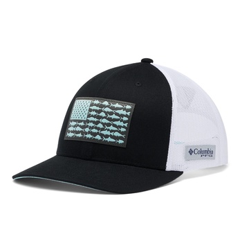 Columbia Unisex-Adult Pfg Fish Flag Mesh Snap Back