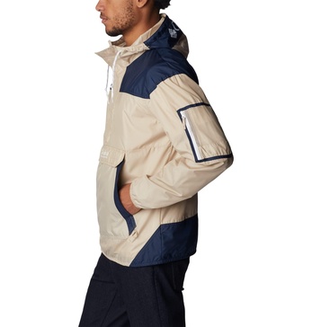Columbia Men's Challenger Windbreaker, Ancient Fossil/Collegiate Navy, Small