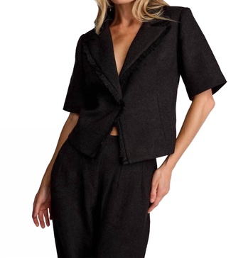 dylan blazer in black